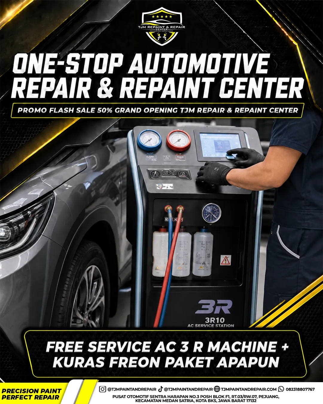 Free Service AC 3R Machine + Kuras Freon